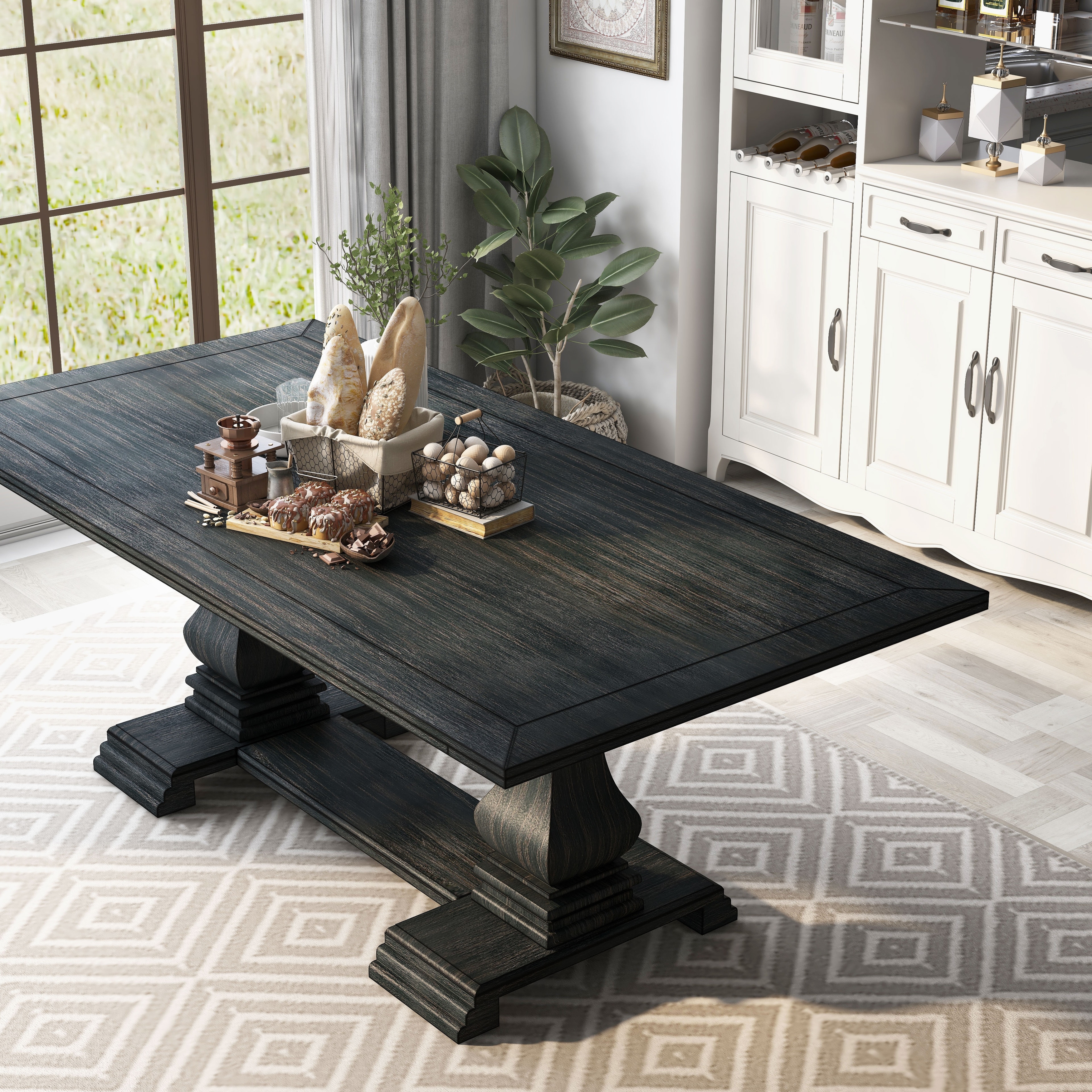 84 inch new arrivals square dining table