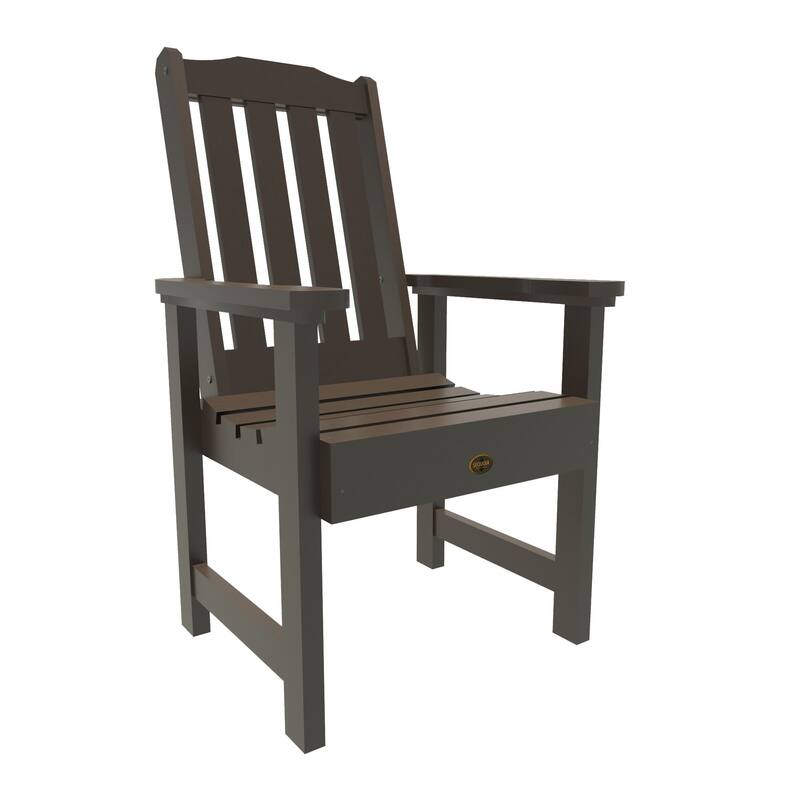 Springville Outdoor Dining Arm Chair - Weathered Acorn