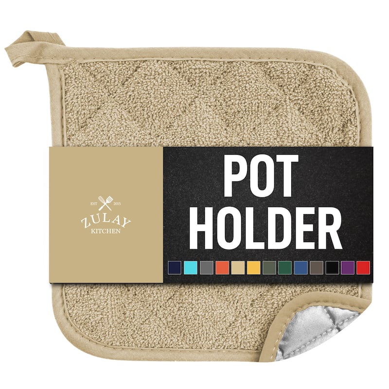 Zulay Kitchen 1-Pack Heat Resistant Cotton Pot Holders