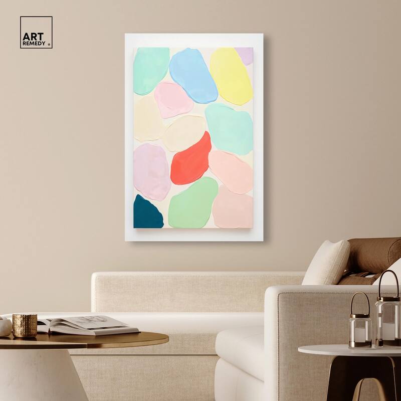 Sorbet Smudges I Canvas by Art Remedy, Gallery Wrapped