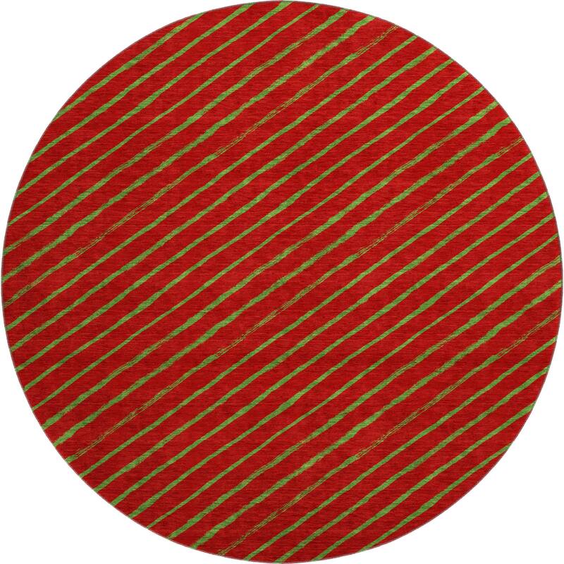 Premium Washable Super Soft Angle Stripe Mayfield Rug