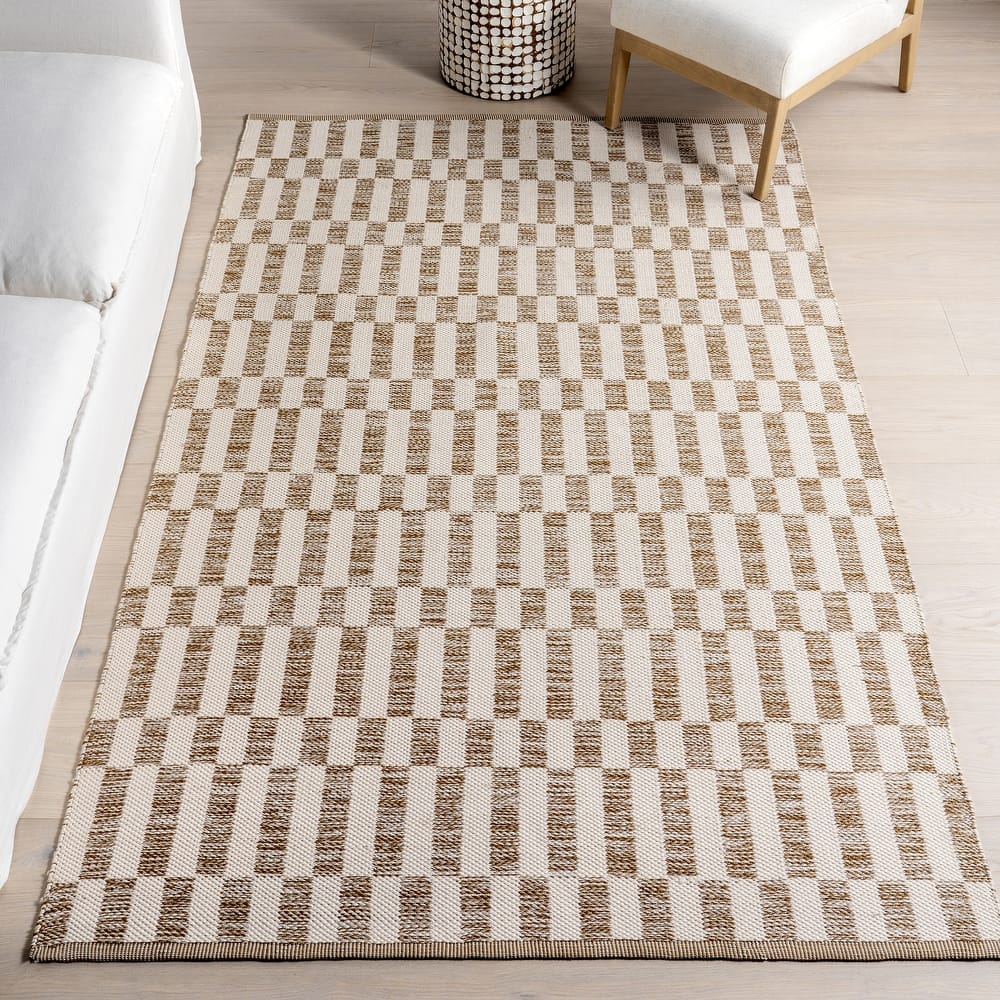 Nuloom Stormie Checkered Indoor/Outdoor Area Rug