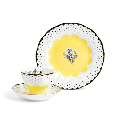 Royal Albert 100 Years Teacup, Saucer & Plate, 3 Piece Set, Wanda 1920
