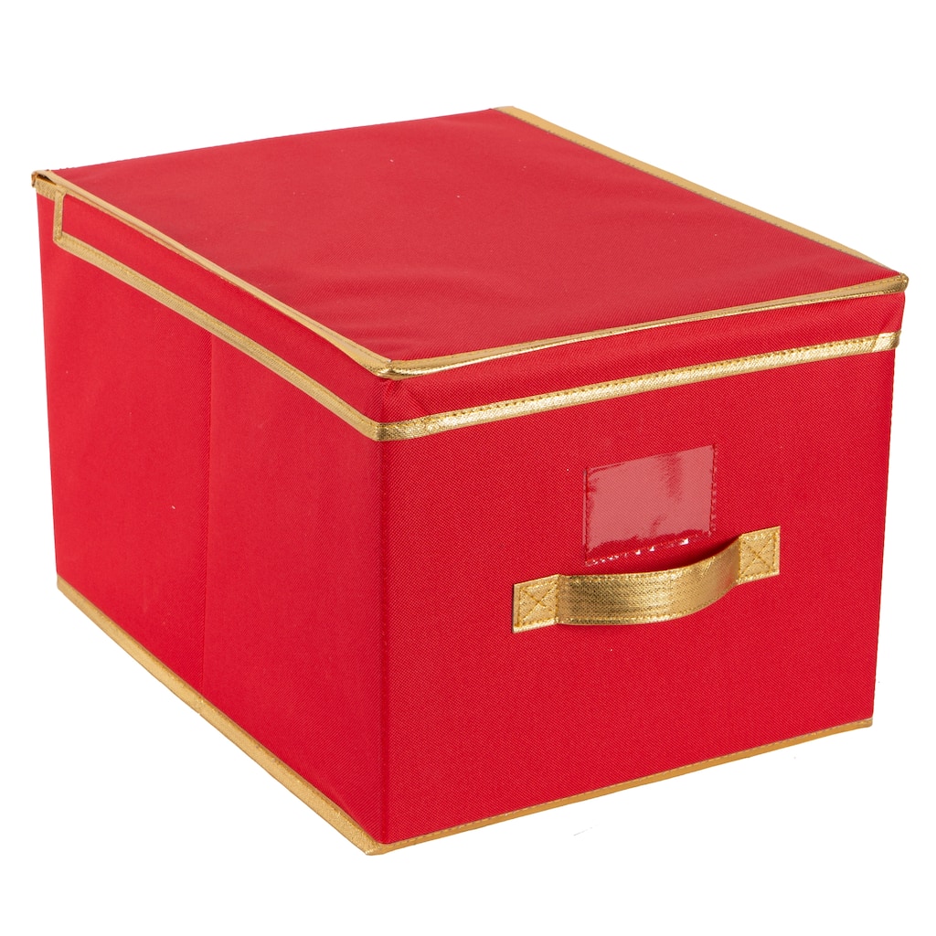 Simplify Holiday Jumbo Storage Box in Red