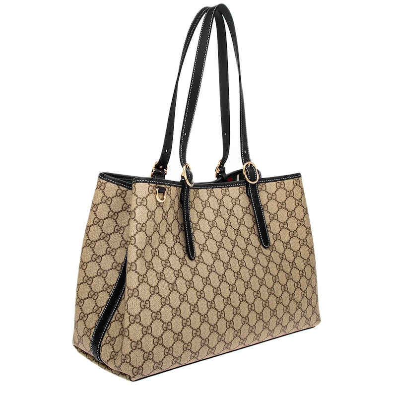 Gucci GG Emblem Large Tote Bag
