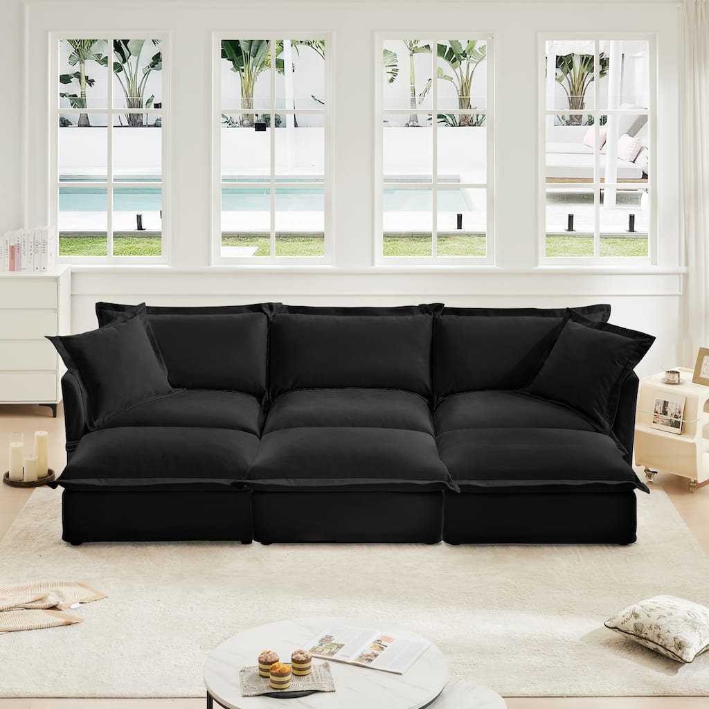 Luxury Sleeper Sofa Bed with Soft Cushion - Ultimate Comfort for Your Home