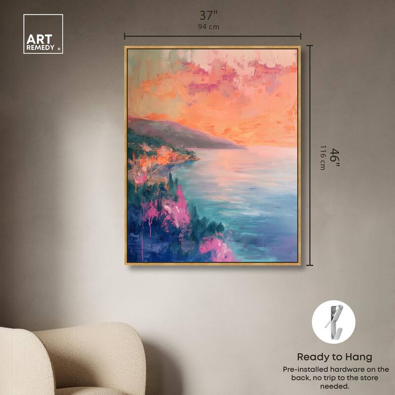 Tropical Twilight III Canvas by Art Remedy