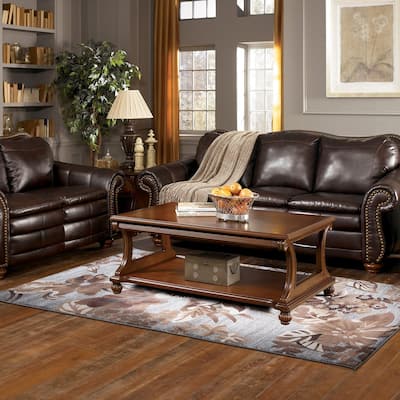 Asja Collection Floral Area Rug
