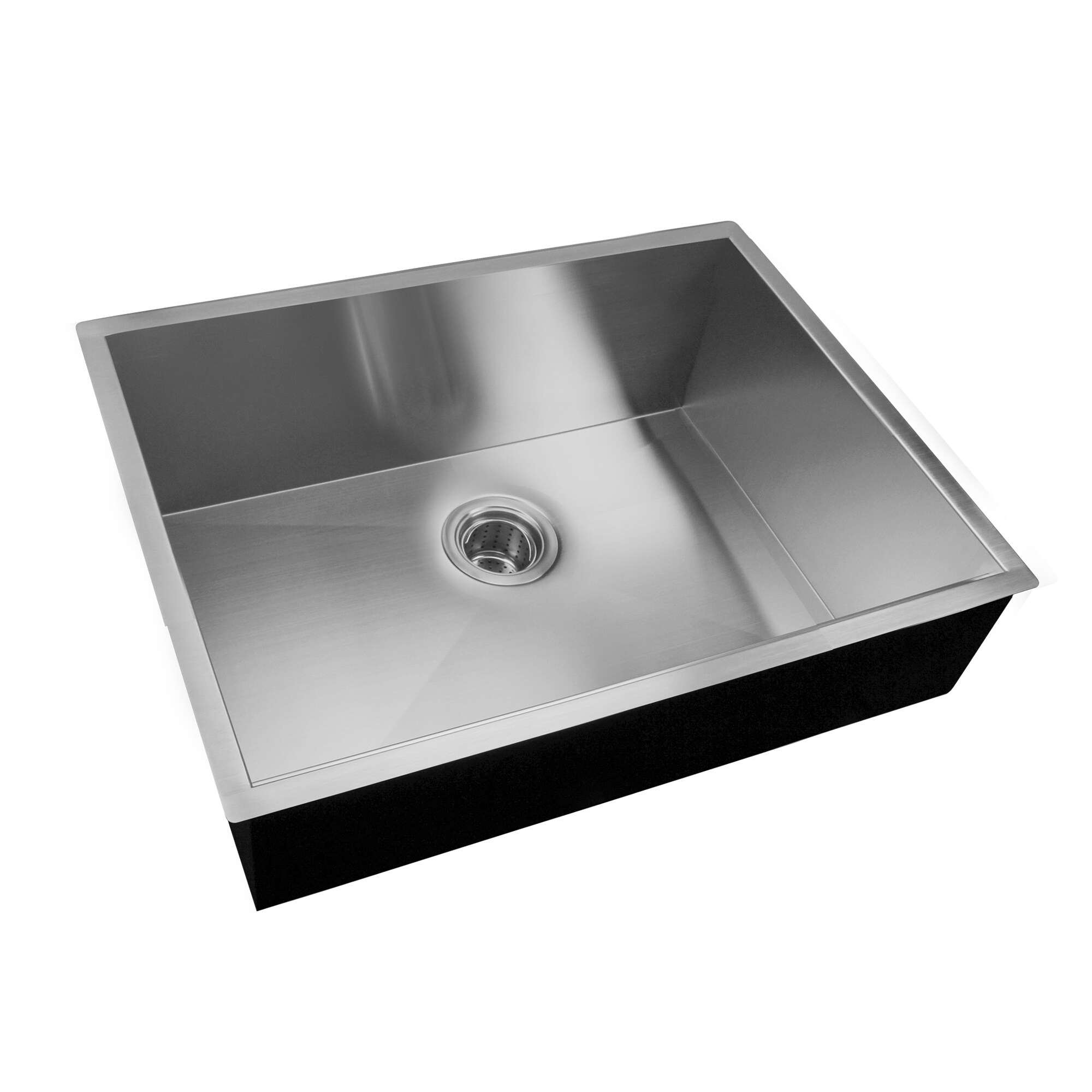 28 in. Single Bowl Undermount Kitchen Sink with Bottom Grid ...