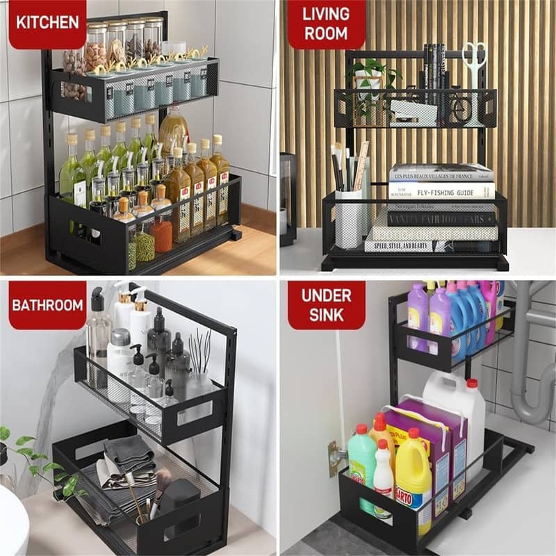 Under Sink Organizer Pull Out Cabinet