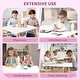 preview thumbnail 12 of 12, Kids Table and 2 Chairs Set with Storage & Removable Tabletop