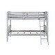 preview thumbnail 12 of 14, Twin/Twin Bunk Bed, Convertible Design with RF Front Ladders
