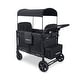 preview thumbnail 8 of 8, W4 Elite Quad Stroller Wagon-Charcoal Gray