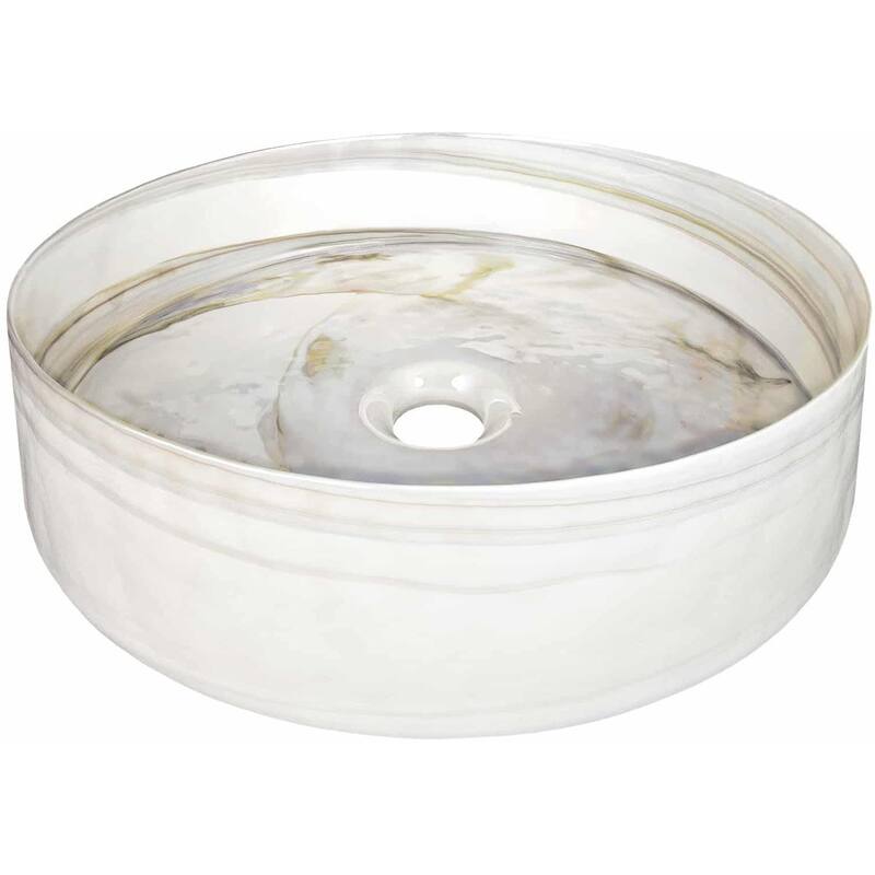 Native Trails Murano 16" Circular Glass Vessel Bathroom Sink