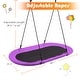 preview thumbnail 4 of 5, Outdoor Saucer Tree Swing Height Adjustable Large Flying Oval Swing
