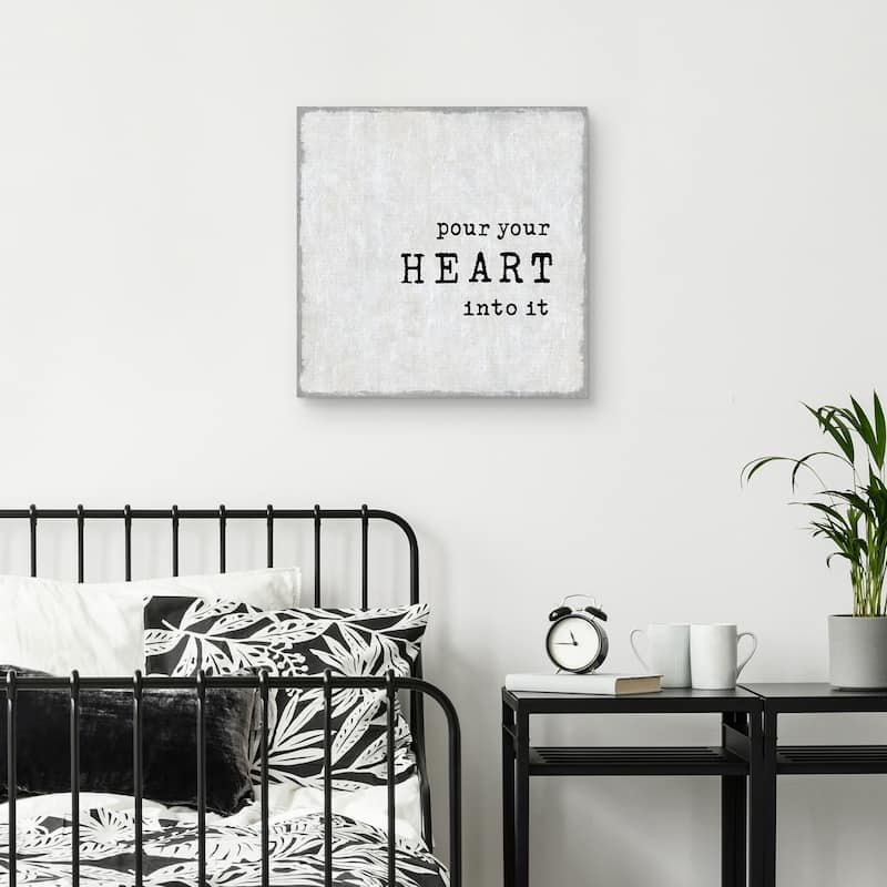 Pour Your Heart by Jamie MacDowell Canvas Art Print