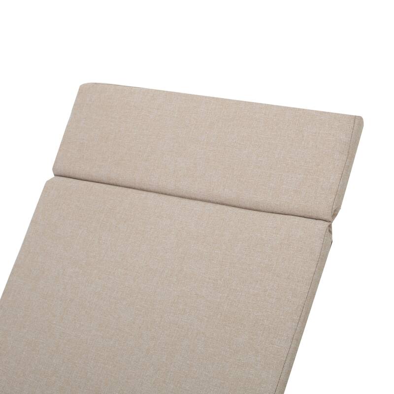 Salem Outdoor Chaise Lounge Cushion by Christopher Knight Home