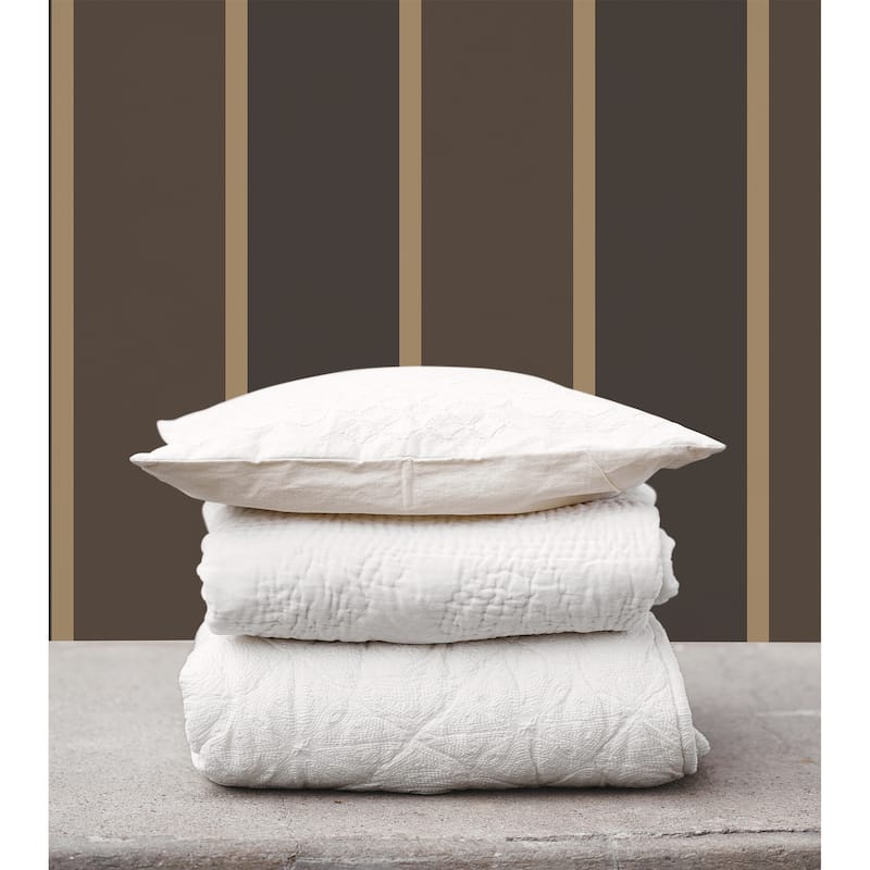 Galerie Wallcoverings Smart Stripes 2 Formal Stripe Vinyl on Non-Woven Matte Wallpaper Roll