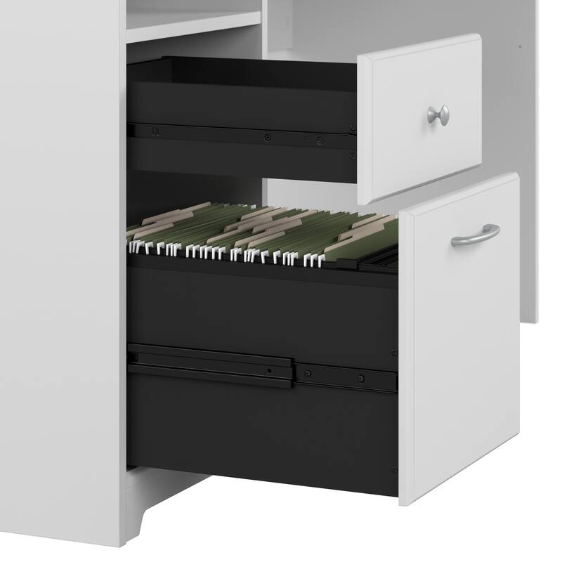 Bush Furniture Cabot 60W Computer Desk with Drawers and Storage