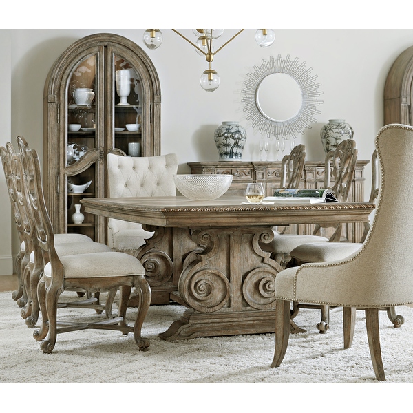 Old world dining outlet table