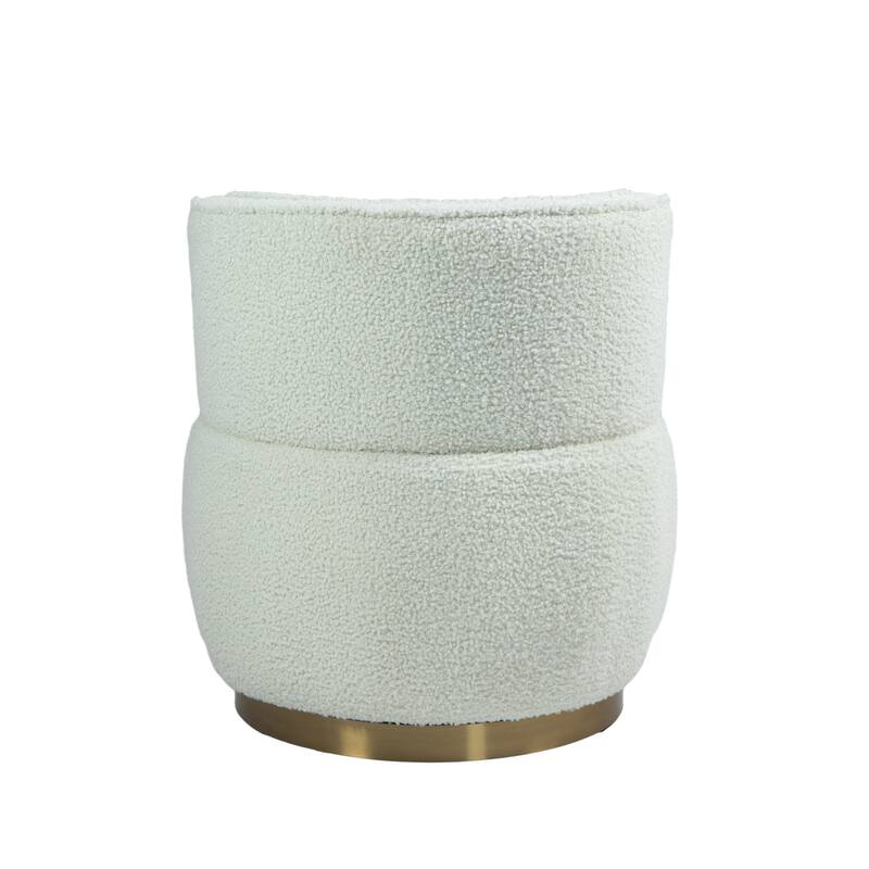 360 Degree Swivel Cuddle Barrel Accent Sofa Chairs