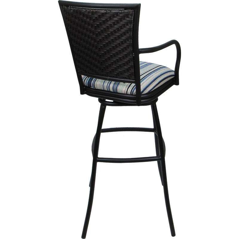 Outdoor Indoor Bar Stool Counter, Extra Tall - Erin with Arms