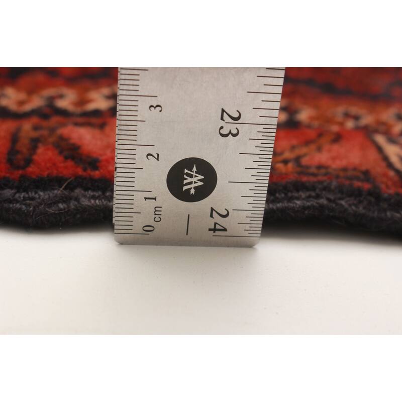 Teimani Burgundy Rug 3'1" x 4'8" - 3'1 x 4'8