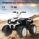 preview thumbnail 43 of 80, Costway 12V Kids 4-Wheeler ATV Quad Ride On Car w/ LED Lights Music - 42''x25.5''x29''(LxWxH)