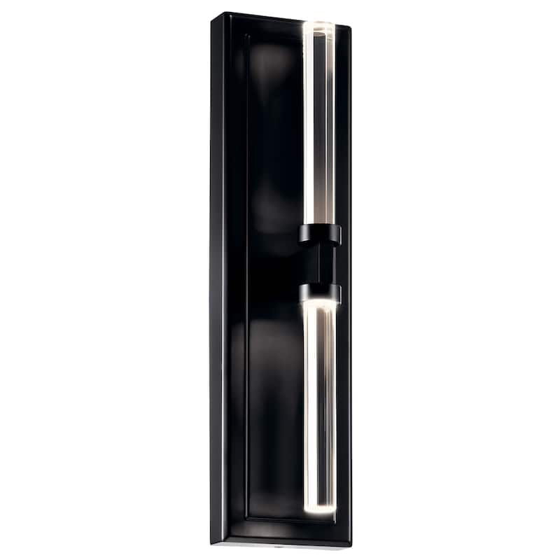 Kichler Lighting Sycara 2-Light Integrated LED Wall Sconce - Black - 19