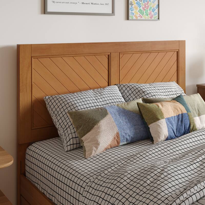 Clayton Platform Bed with Panel Footboard and Storage Drawers