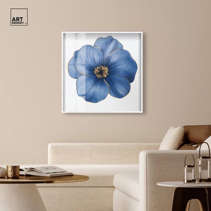 Blue Brilliance II Shadowbox by Art Remedy