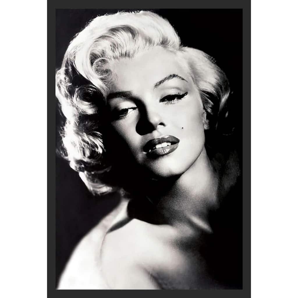 Marilyn Monroe - Glamour Framed Art Poster - 24 x 36 Inch