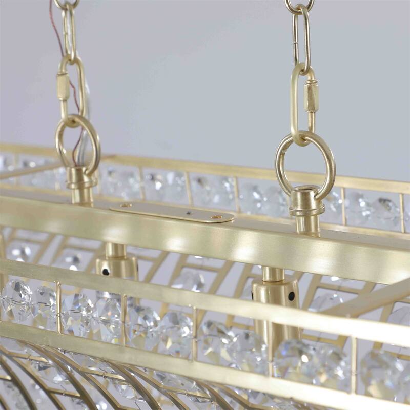 Transparent Crystal Ceiling Chandelier