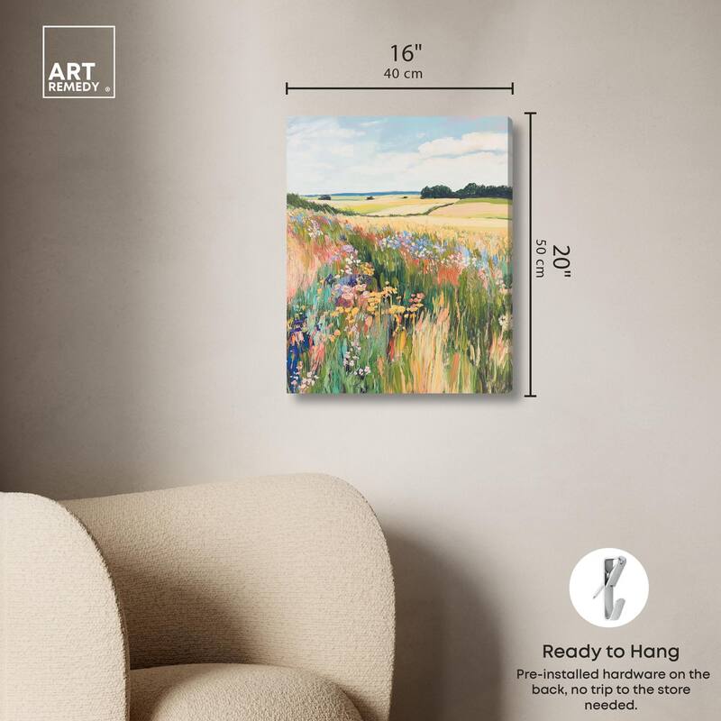 Open Field I Canvas by Art Remedy, Gallery Wrapped
