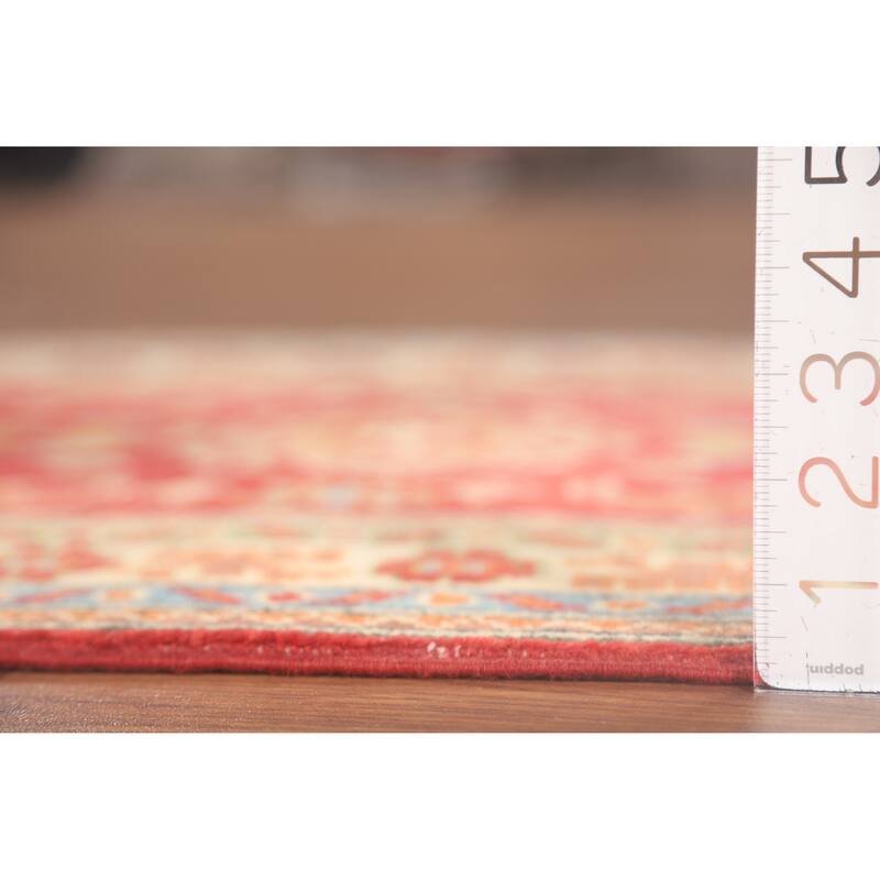 Kazak Oriental Accent Rug Handmade Red Wool Carpet - 2'7"x 4'2"