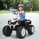 preview thumbnail 39 of 80, Costway 12V Kids 4-Wheeler ATV Quad Ride On Car w/ LED Lights Music - 42''x25.5''x29''(LxWxH)
