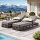 Option Brown Wicker Beige Cushion