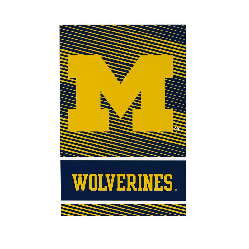 University Of Michigan Wooden Tabletop Mantel Shelf Sign
