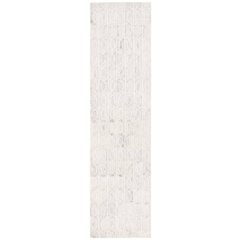 SAFAVIEH Handmade Ebony Giseltraud Modern Wool Rug