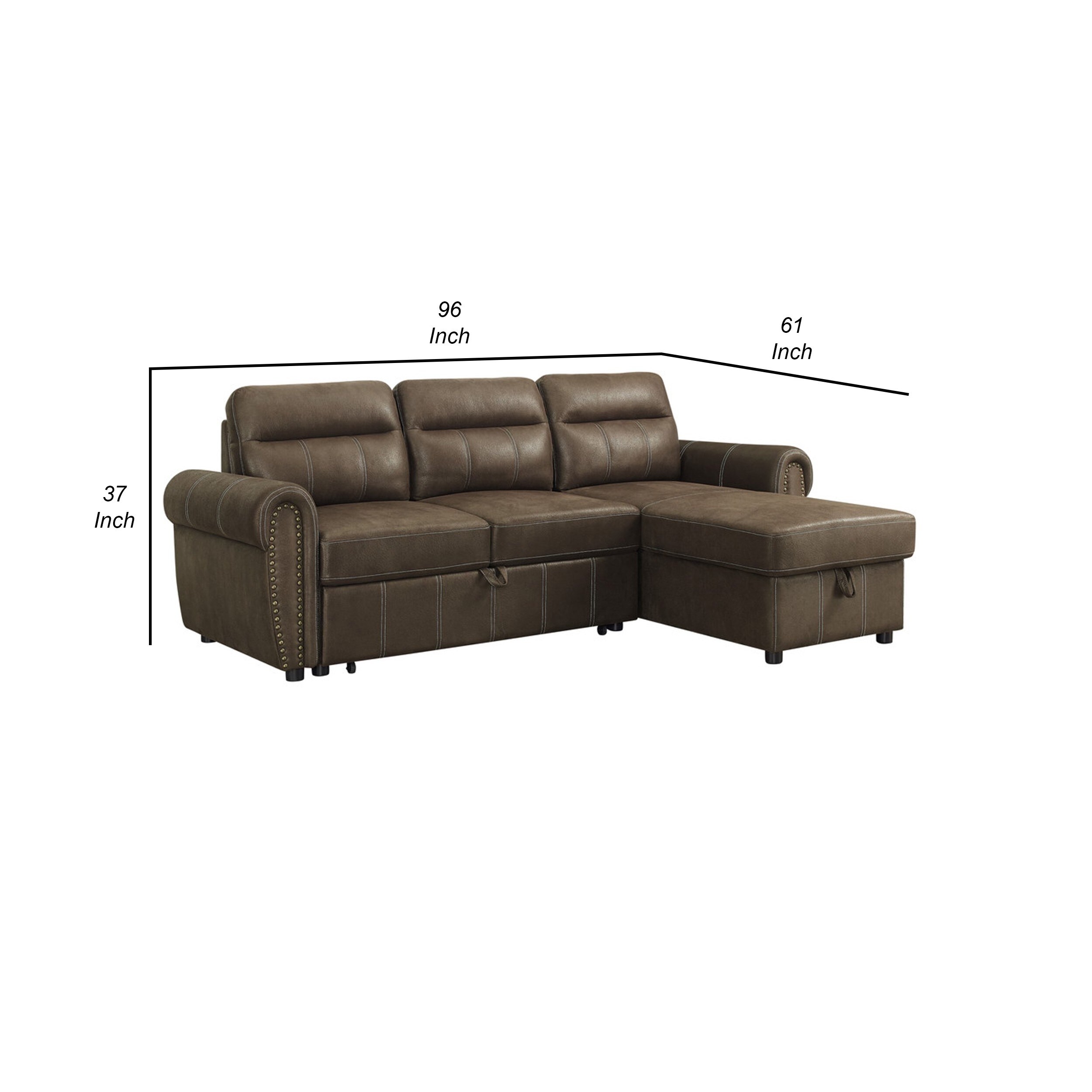 96 inch couch online with chaise