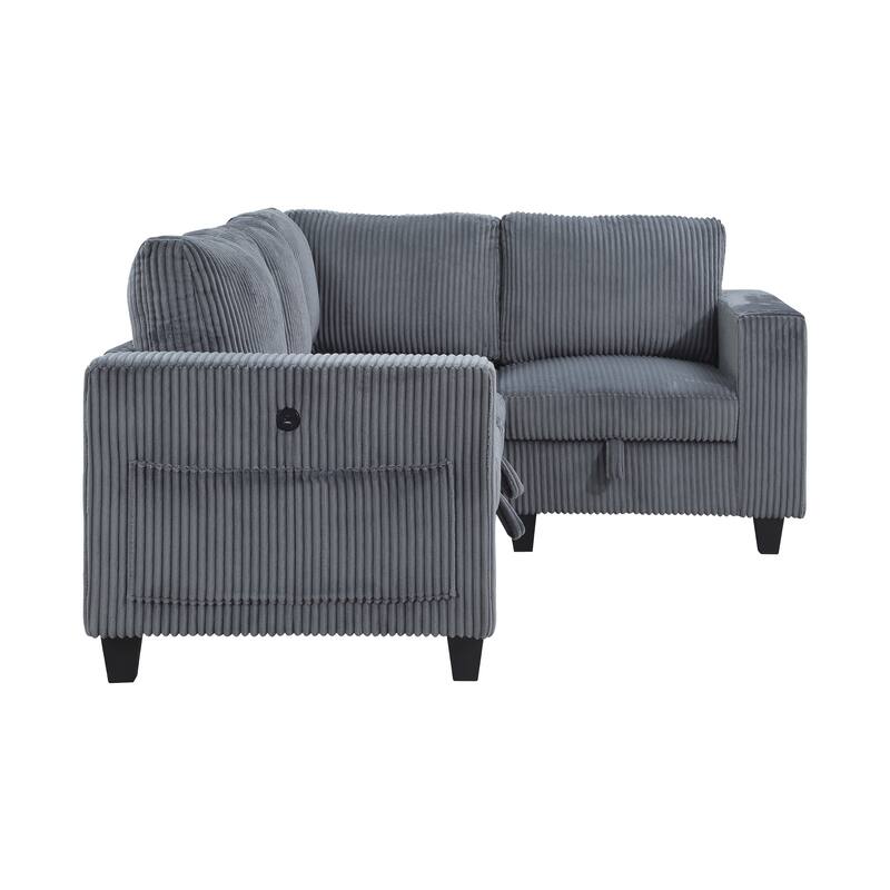 Kenlis 4-Piece Modular Sectional Sofa with Storage