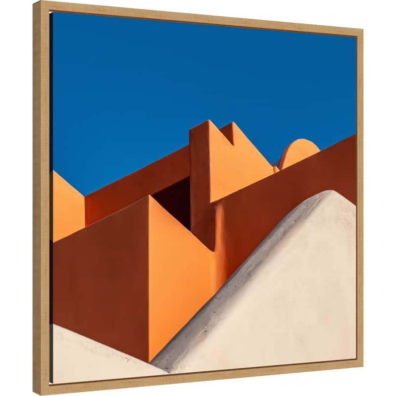 The Color Orange by Markus Auerbach Framed Canvas Wall Art Print