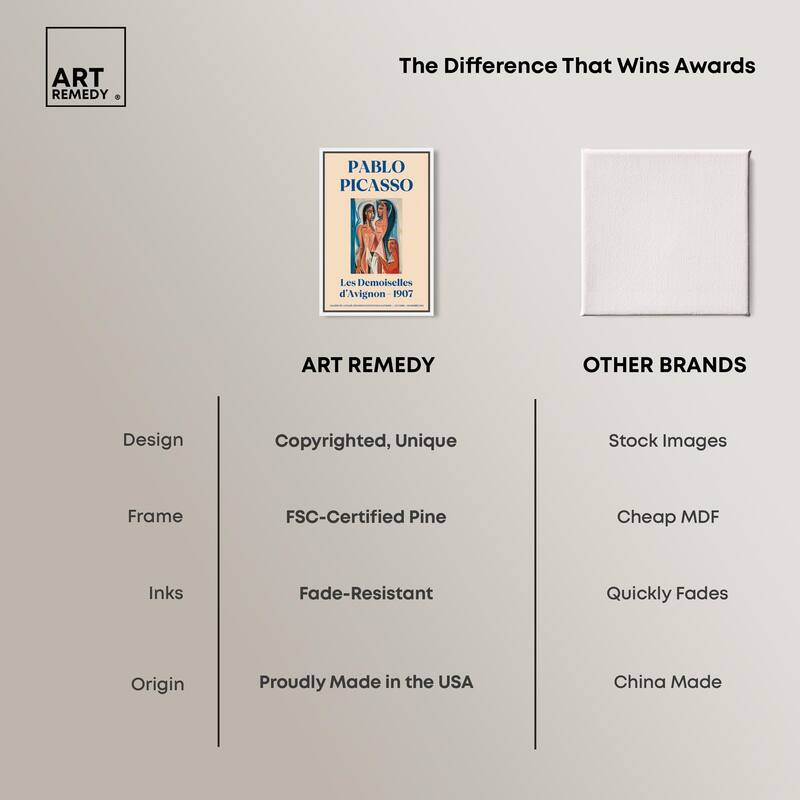 Faces of Demoiselles Canvas by Art Remedy