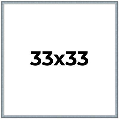 33x33 Frame Rustic Sky Blue Solid Wood Picture Frame | 0.75 Inch