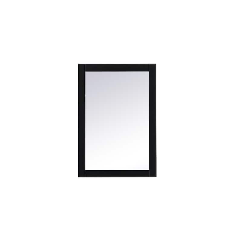 Casey Vanity Mirror - 22" W x 32" H - Black