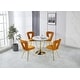 preview thumbnail 9 of 19, Modern chair(set of 2 ) with iron tube legs, soft cushions and comfortable backrest, hairball back