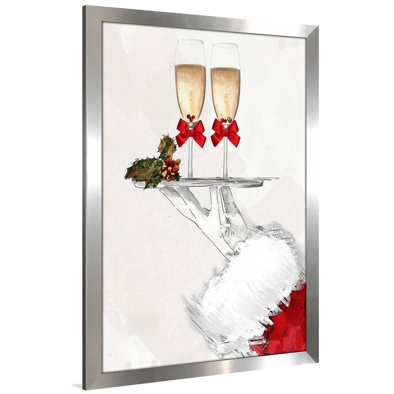 "Cheers Santa" by Jodi Print on Acrylic