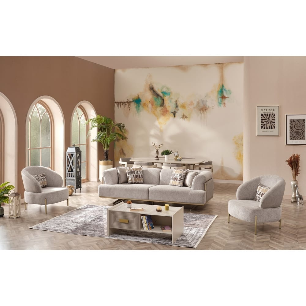 Uberaba 3-piece Living room Set 1 Sofa & 2 Chair