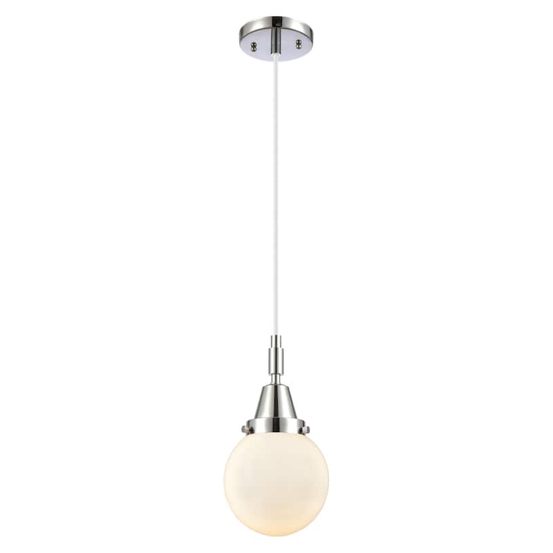 Innovations Lighting 447-1P-G201-6 Beacon 6" Wide Mini Pendant with