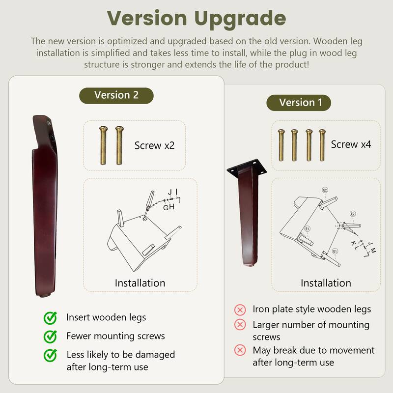 HUIMO Set of 2 Modern Tufted Accent Chair